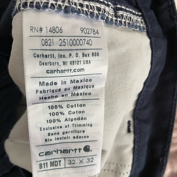 Carhartt b11 navy pants - Picture 4 of 4